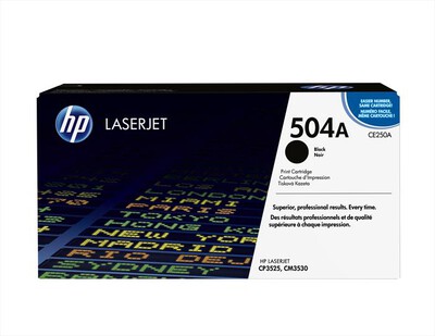 HP - 504A TONER ORIGINALE-Nero