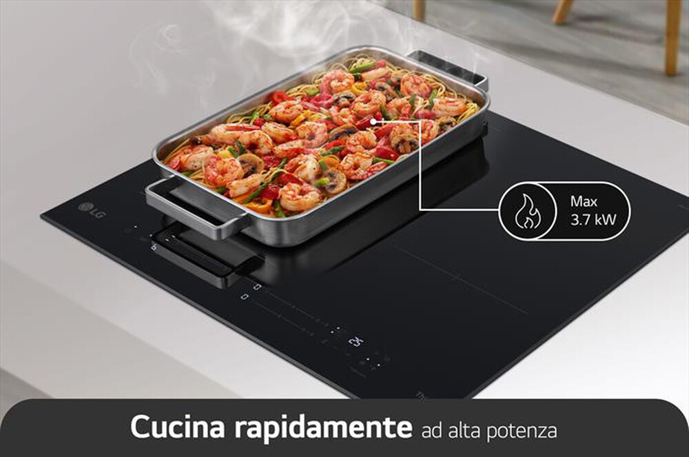 Immagine del prodotto LG - Piano cottura induzione CCI7Z2438BA 59cm-Nero Schott