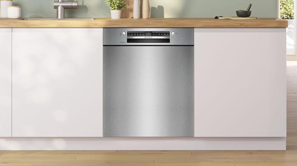 "BOSCH - Lavastoviglie SMU4EVS08E Classe B 14 coperti-Acciaio spazzolato"