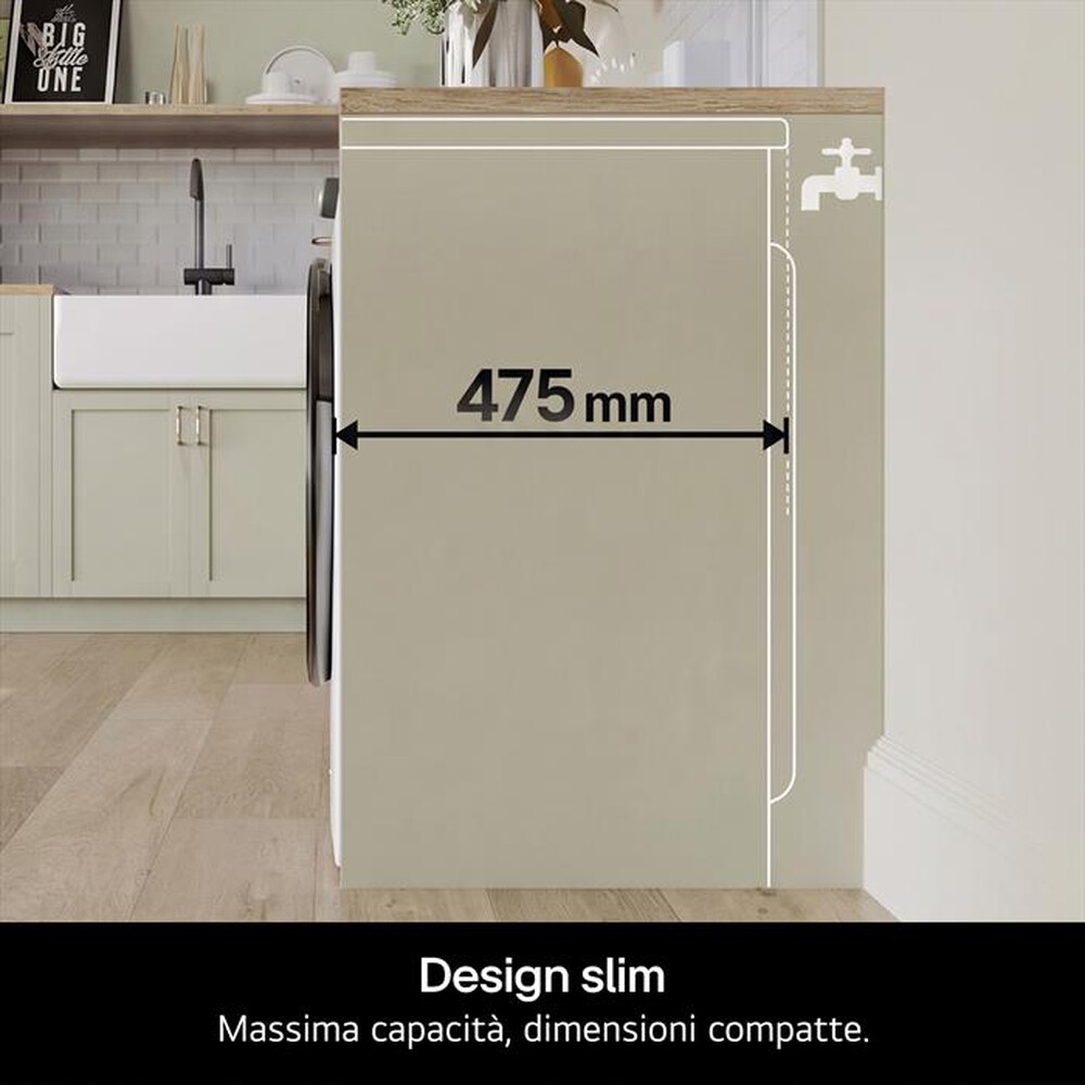 Immagine del prodotto LG - Lavatrice F2NX50S9THB 9Kg Classe A-Bianco