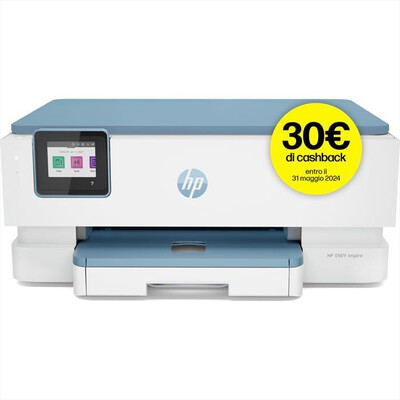 HP - Envy Inspire 7221e 9 mesi d'inchiostro con Hp+-Surf Blue