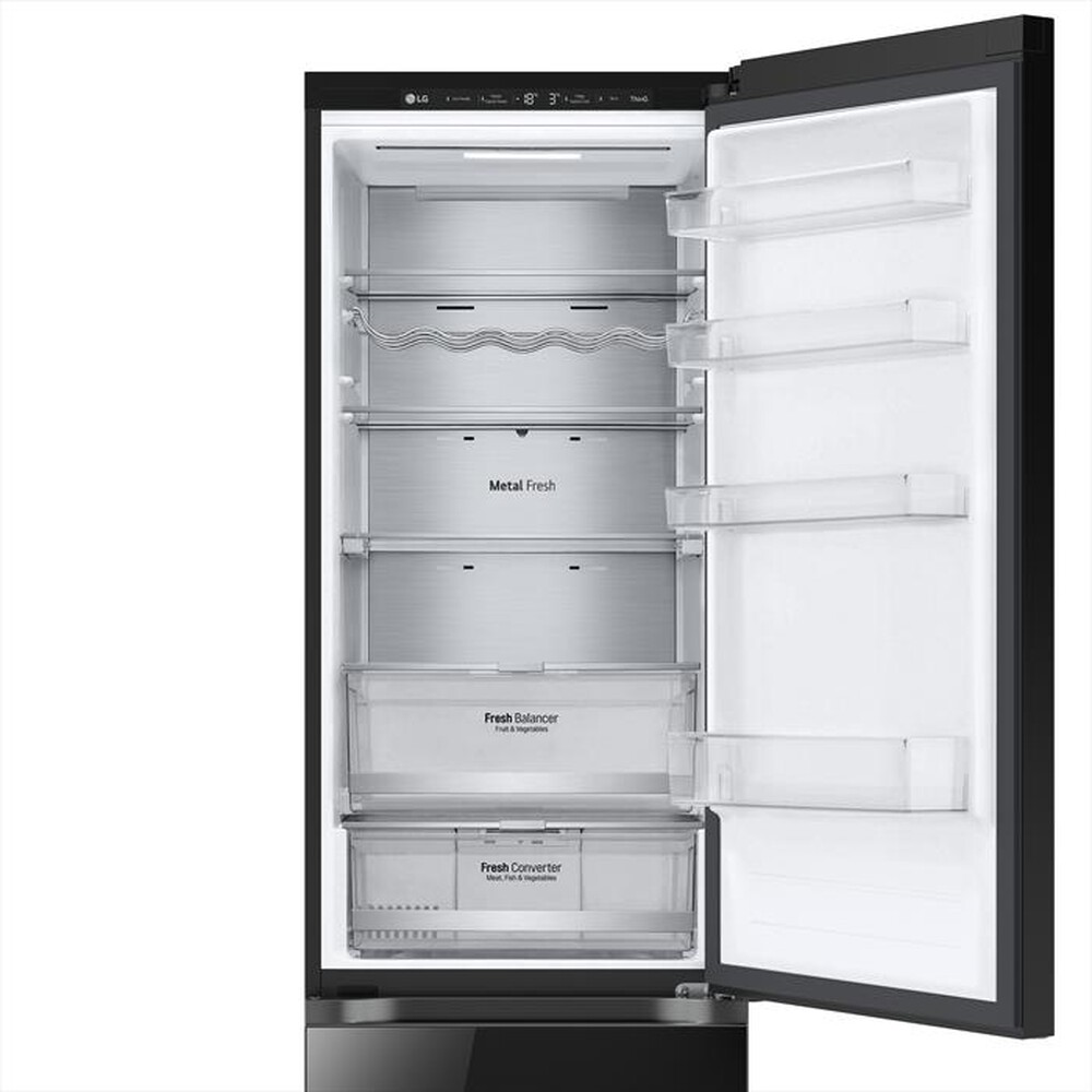 "LG - Frigorifero combinato GBB72BM9DQ Classe D 387 lt-Nero"