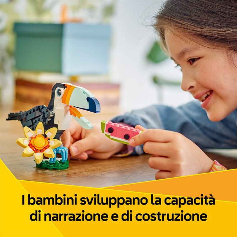 Immagine del prodotto LEGO - CREATOR Animali selvatici: tucano tropicale 31173