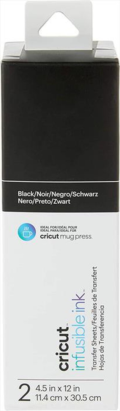 CRICUT - INFUSIBLE INK 2 FOGLI-Nero