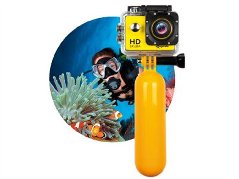Immagine del prodotto HAMLET - Action Cam HD SKUBA con Custodia Impermeabile-giallo/nero