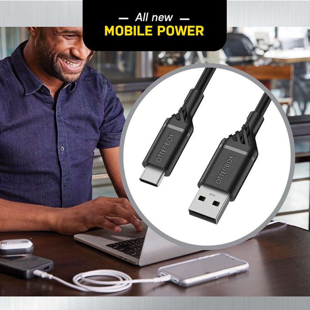 "OTTERBOX - CAVO USB-C A USB-C C 2M FAST CHARGE-BIANCO"