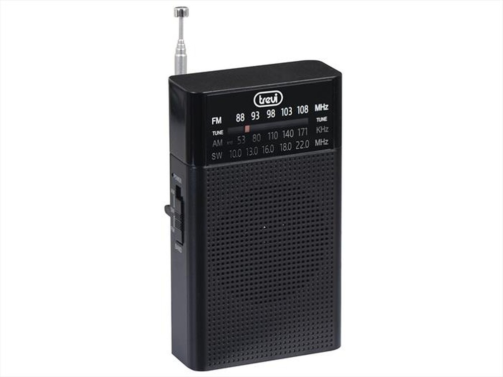 "TREVI - RA 7F15 MINI RADIO AM/FM PORTATILE-Nero"