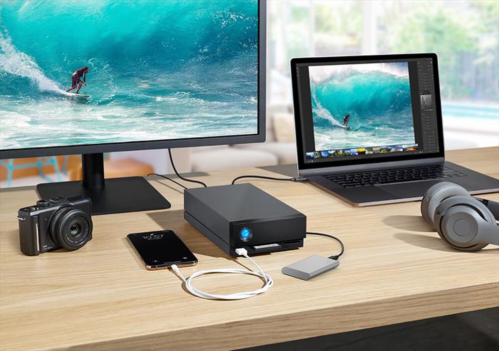 "LACIE - 2TB LACIE PORTABLE SSD USB-C-GRIGIO"
