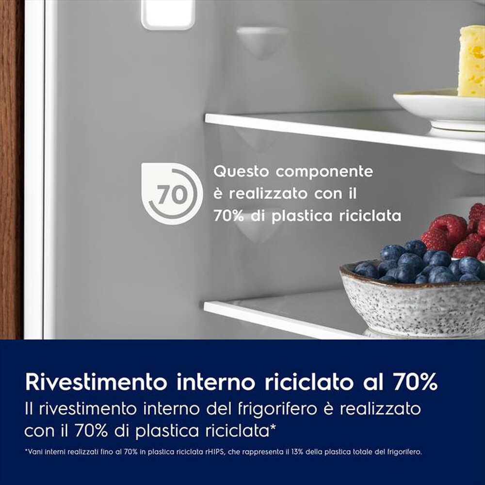 Immagine del prodotto ELECTROLUX - Frigorifero combinato ENA7CD18S Classe D 249lt-Bianco