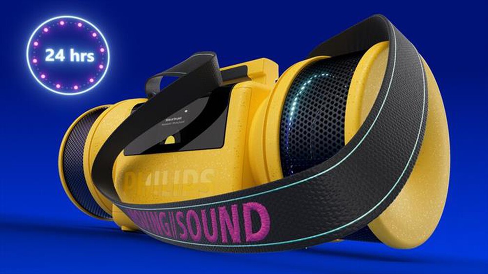 Immagine del prodotto PHILIPS - Altoparlante portatile TAMS80Y/00-Yellow