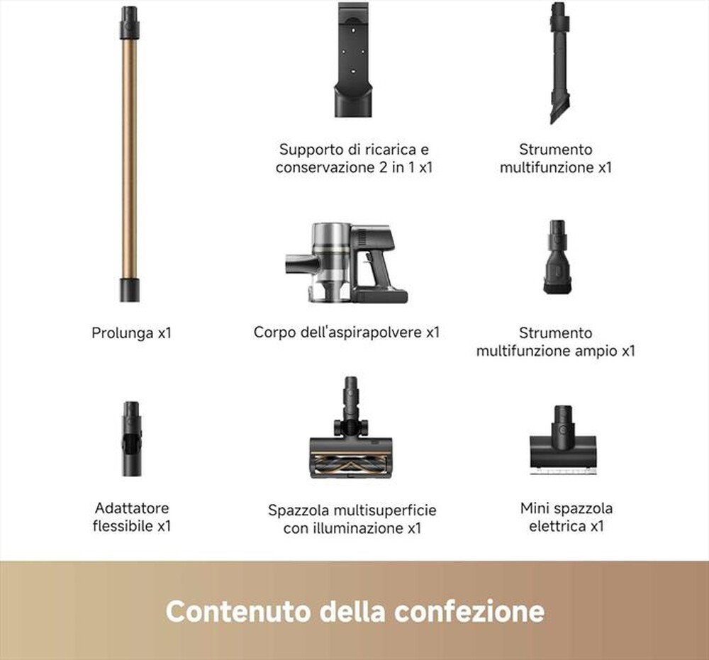 Immagine del prodotto MOVA - Scopa ricaricabile S5 SENSE-Nero / Oro