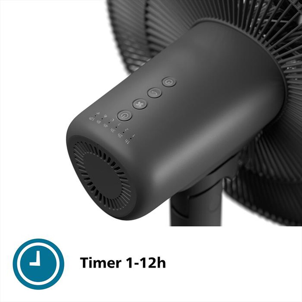 "PHILIPS - Ventilatore a piantana SERIES 3000 CX3550/01-Nero"