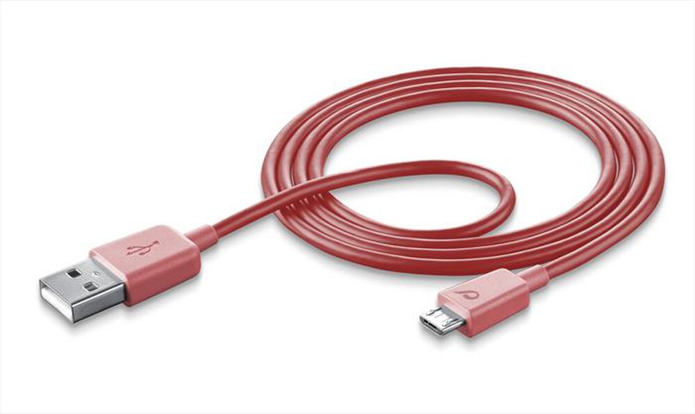 "CELLULARLINE - USB Data Cable - Lightning-Rosa"