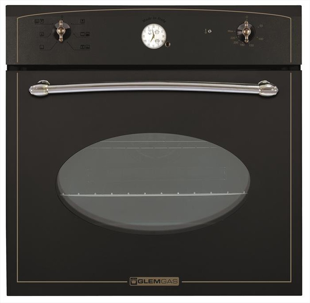 "GLEM GAS - Forno elettrico GFT64AN-S3-ANTRACITE"