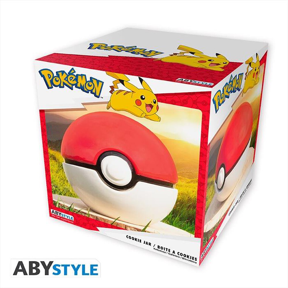 Immagine del prodotto ABYSSE - POKEMON Biscottiera Licenza Ufficiale POKÉBALL-bianca e rossa