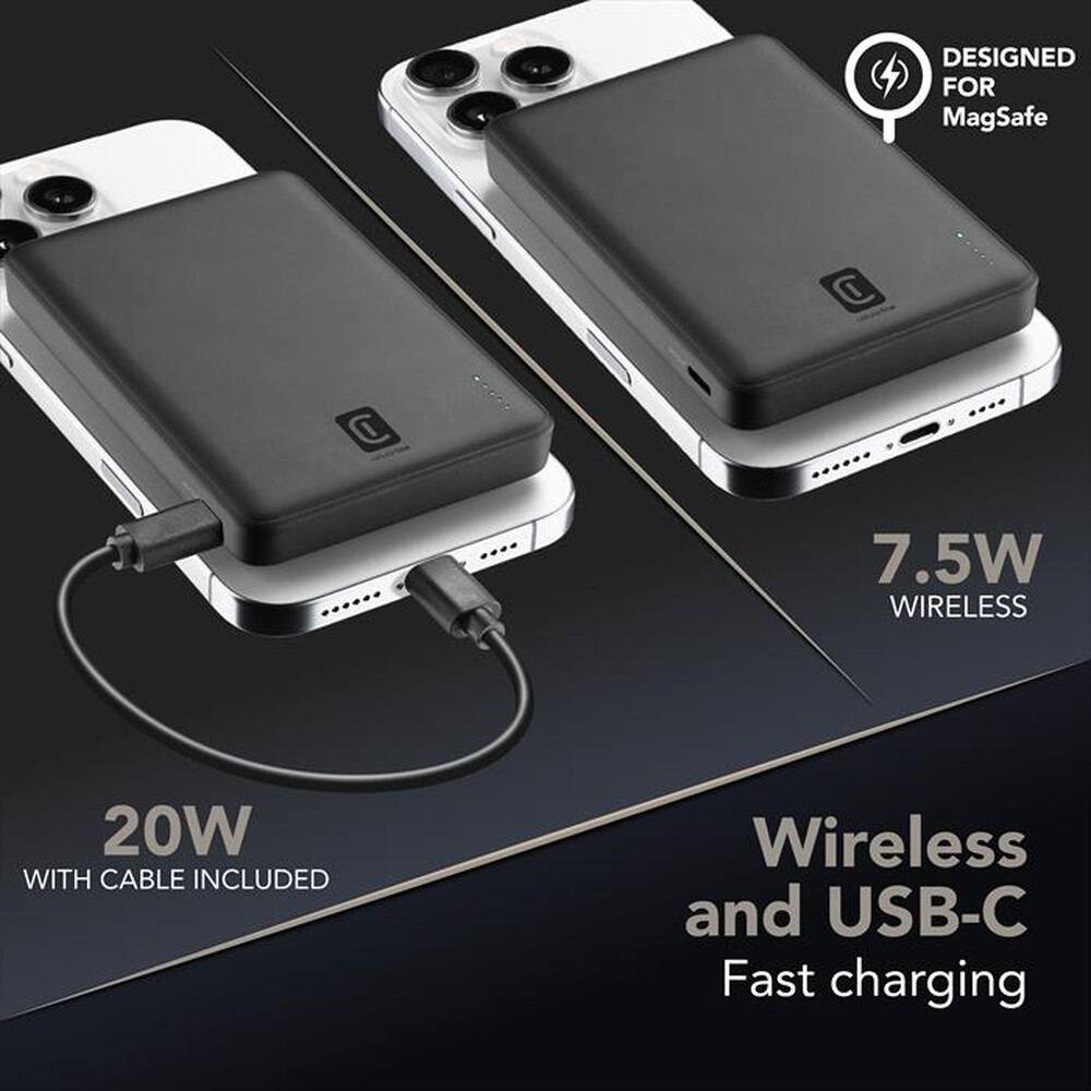 Immagine del prodotto CELLULARLINE - Power Bank MAG 10.000-Nero