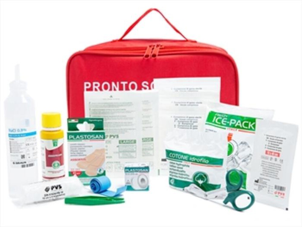"GIMA - BORSA PER KIT PRONTO SOCCORSO-rosso"