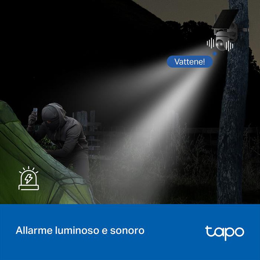 Immagine del prodotto TP-LINK - SOLAR-POWERED PAN/TILT 4G LTE SECURITY CAMERA KIT-Bianco