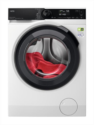 AEG - Lavatrice LR8H84UGB 8 Kg Classe A-Bianco/oblò nero