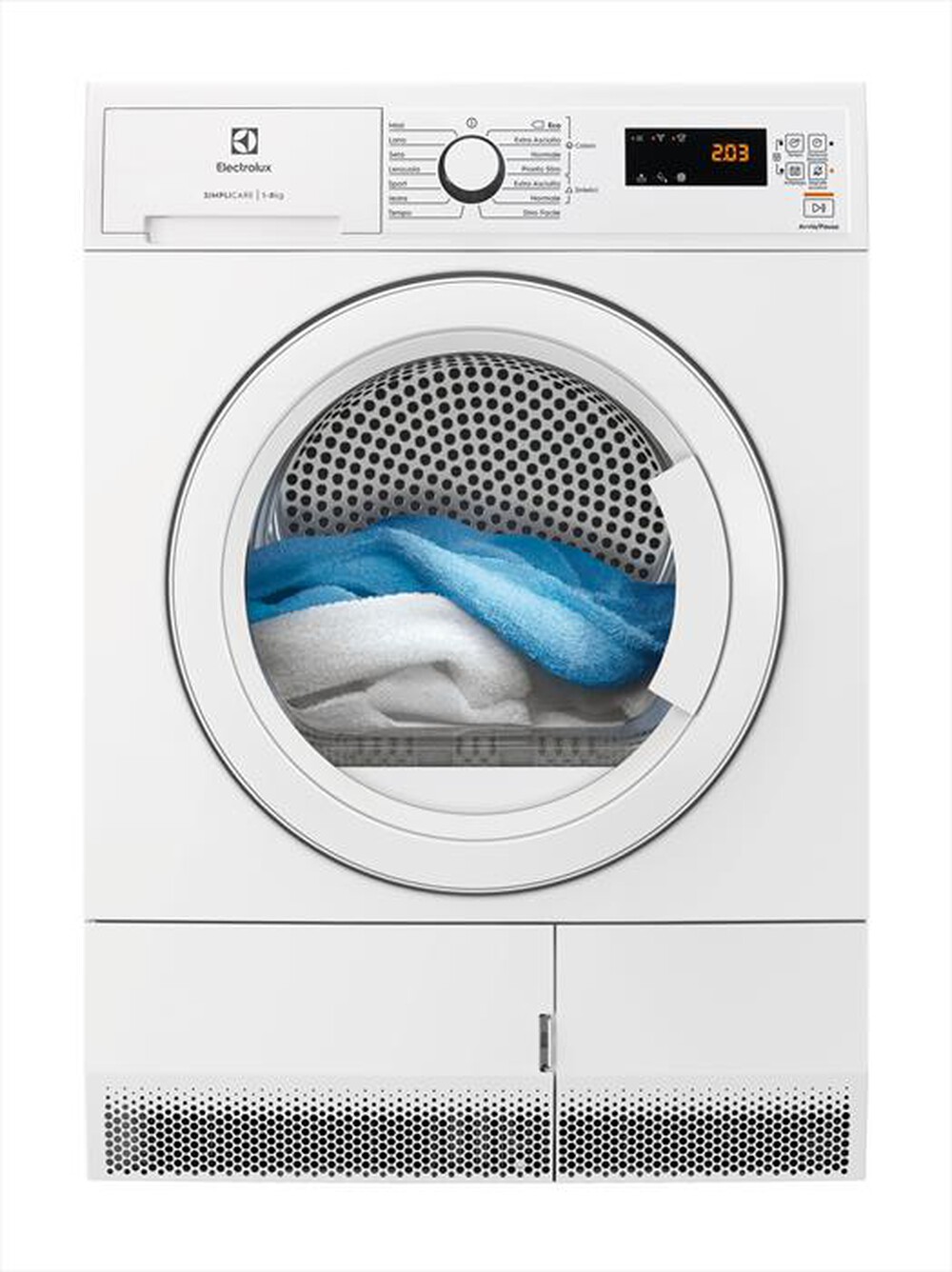 Immagine del prodotto ELECTROLUX - Asciugatrice EDH4825TW 8Kg Classe E-Bianco
