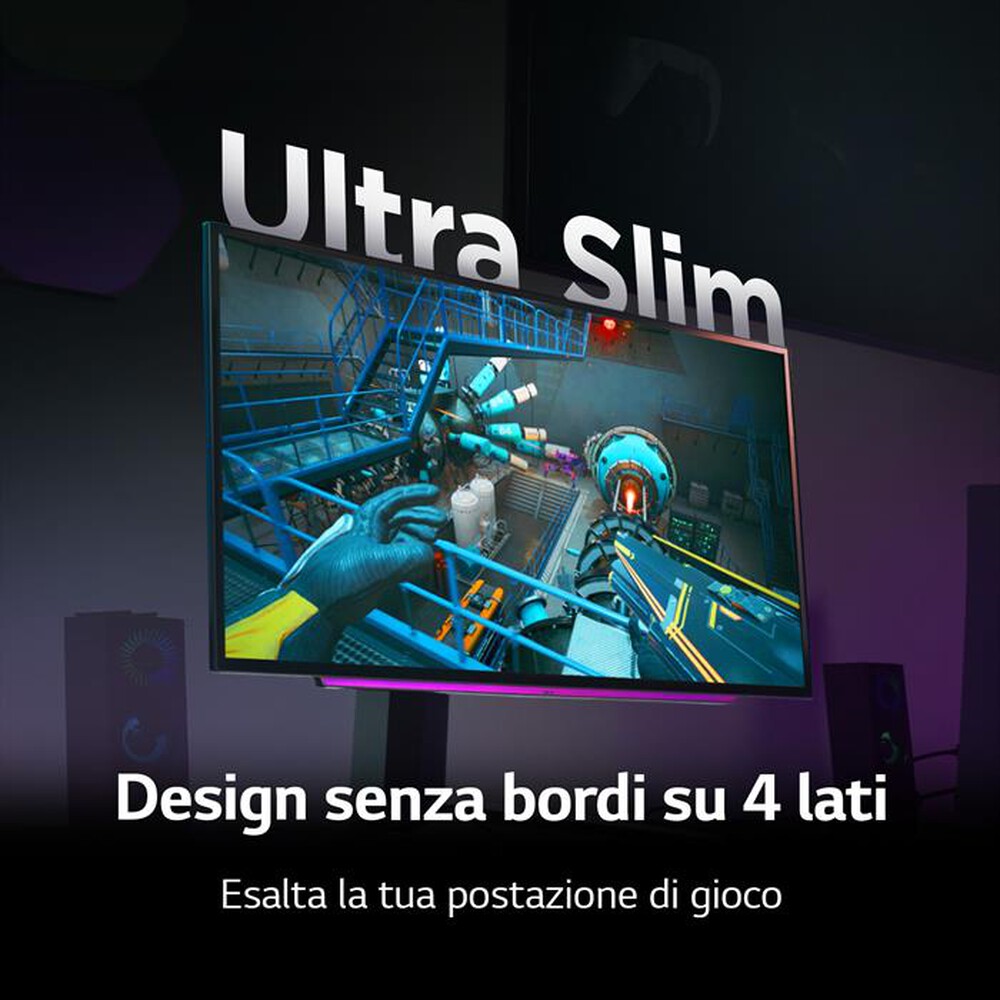 "LG - Monitor OLED 26,5\" 27GS95QE-Nero"