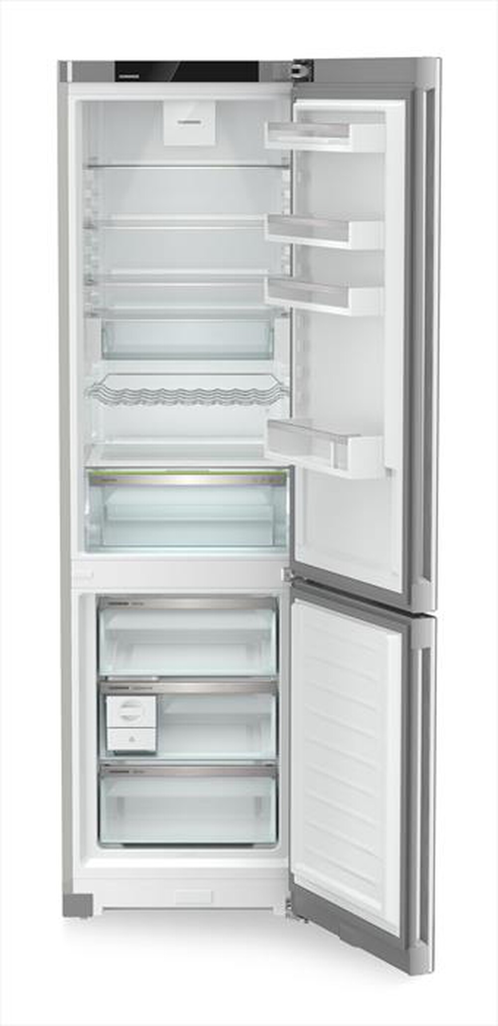 "LIEBHERR - Frigorifero combinato CNSFD 5733-20 Classe D-SteelFinish / Silver"