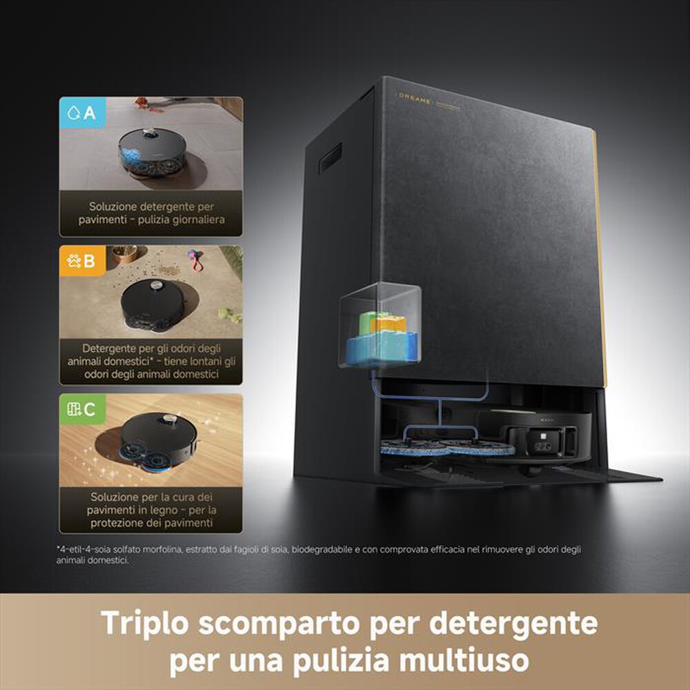 Immagine del prodotto DREAME - Aspirapolvere robot MATRIX10 ULTRA VIM-Nero / Oro