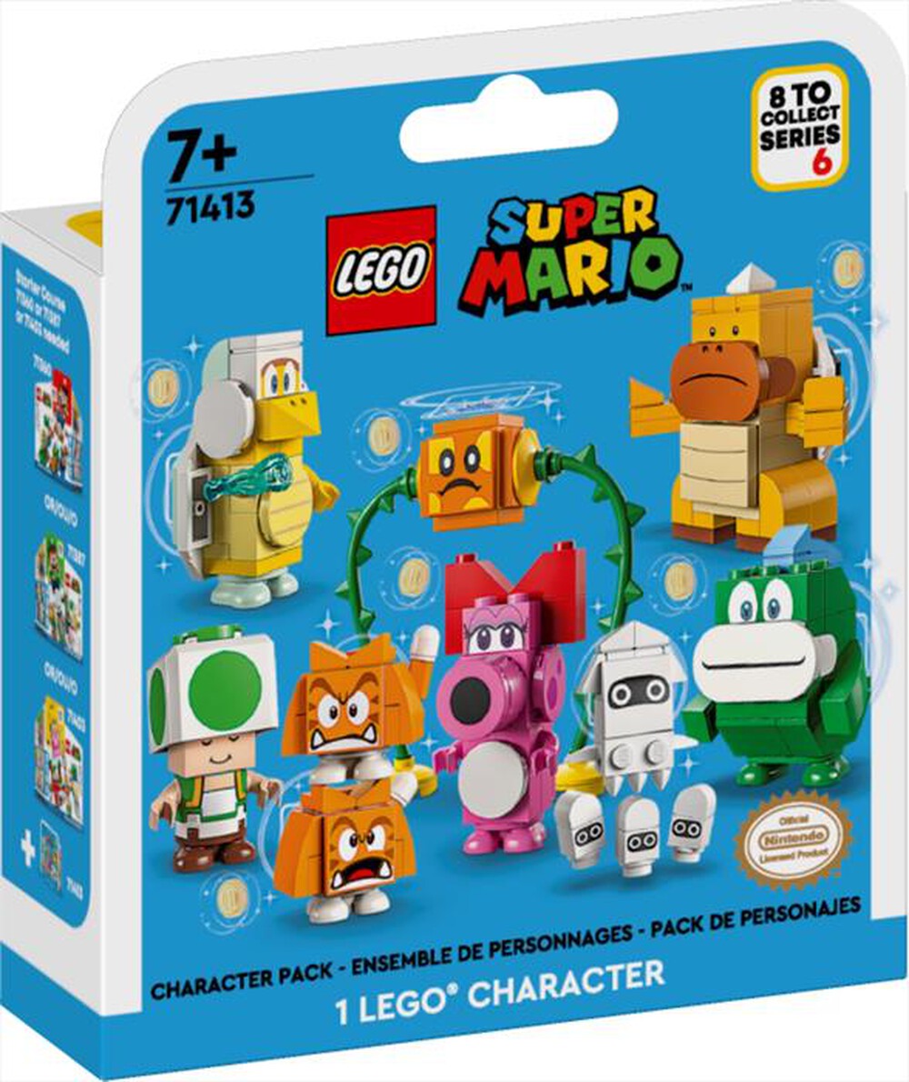 "LEGO - PACK PERSONAGGI SUPER MARIO SERIE 6 - 71413-Multicolore"