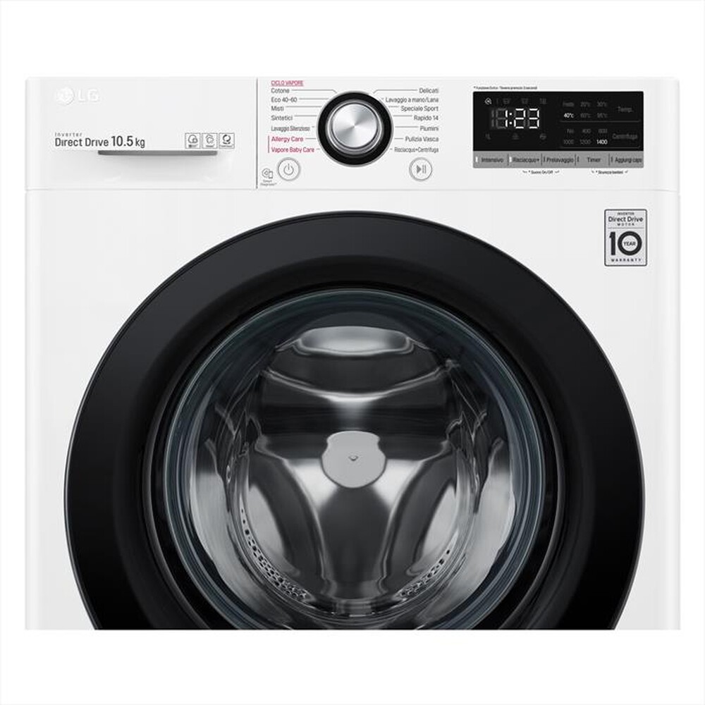 "LG - Lavatrice F4WV310S6E 10,5 Kg Classe B-White"