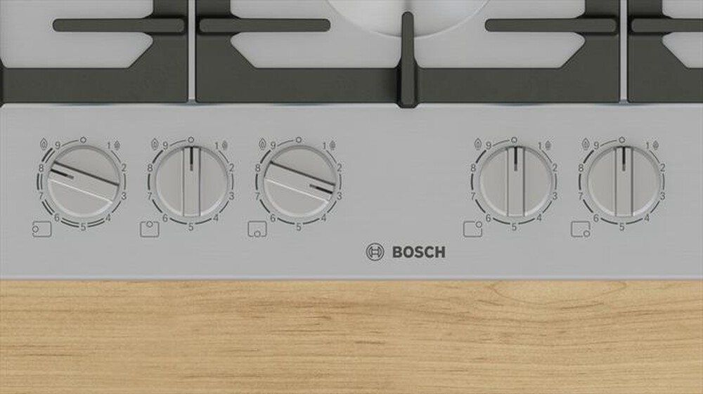 "BOSCH - Piano cottura a gas PCS7A5I90 75 cm-Inox"