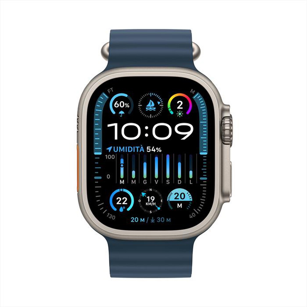 "APPLE - Watch Ultra 2 GPS + Cellular Cassa 49mm-Blu"
