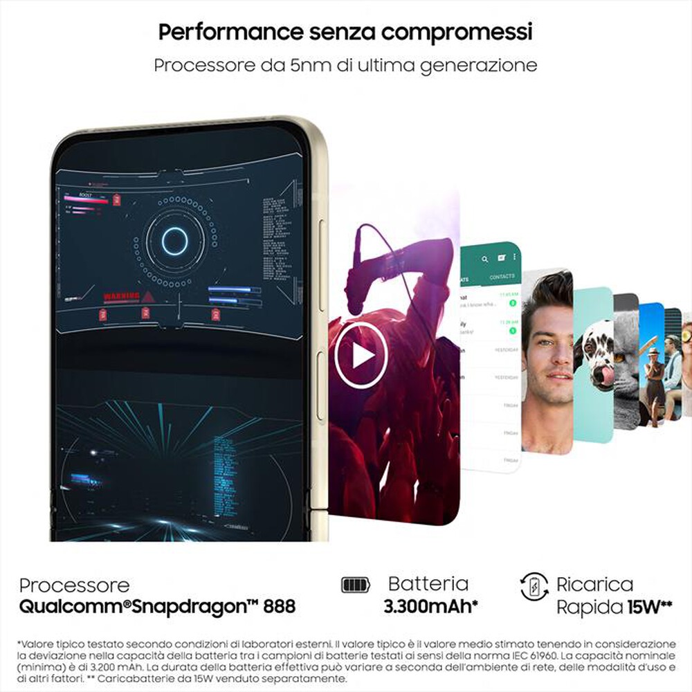 "SAMSUNG - GALAXY Z FLIP3 5G 256 GB-Cream"