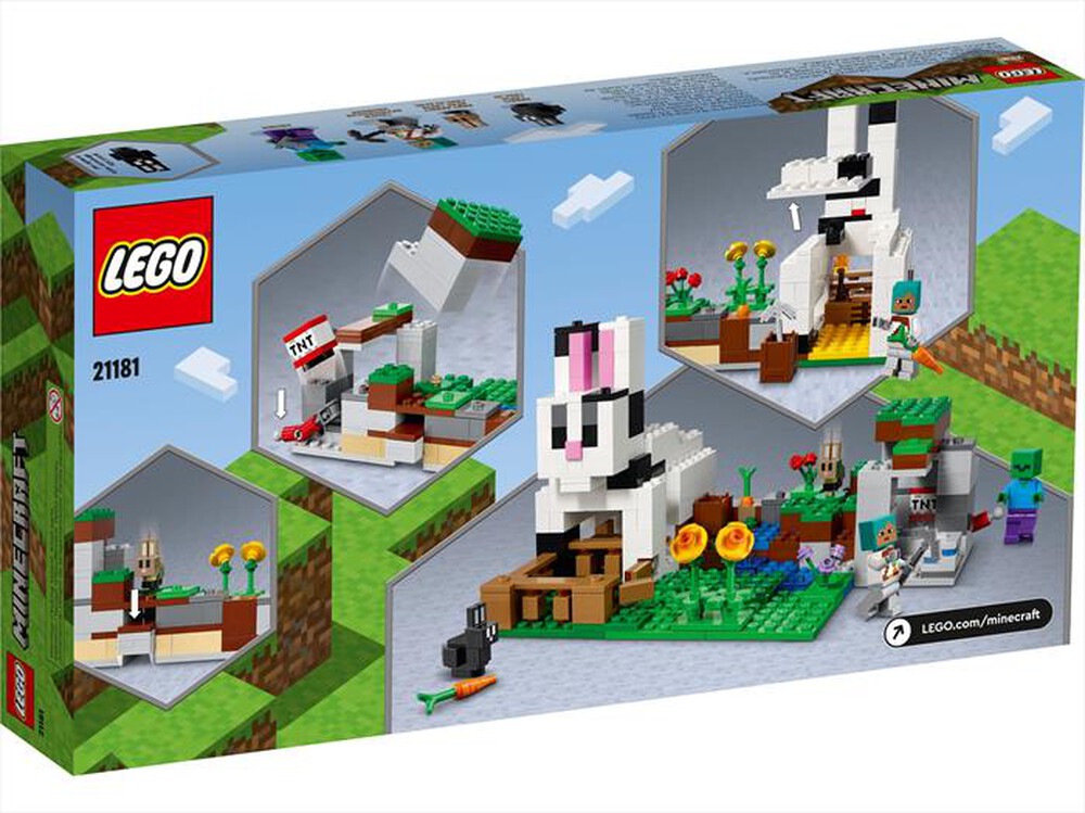 "LEGO - MINECRAFT IL RANCH DEL CONIGLIO - 21181"