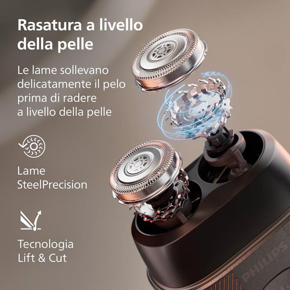 Immagine del prodotto PHILIPS - Rasoio elettrico Serie 500 S591/05-Metallic Black