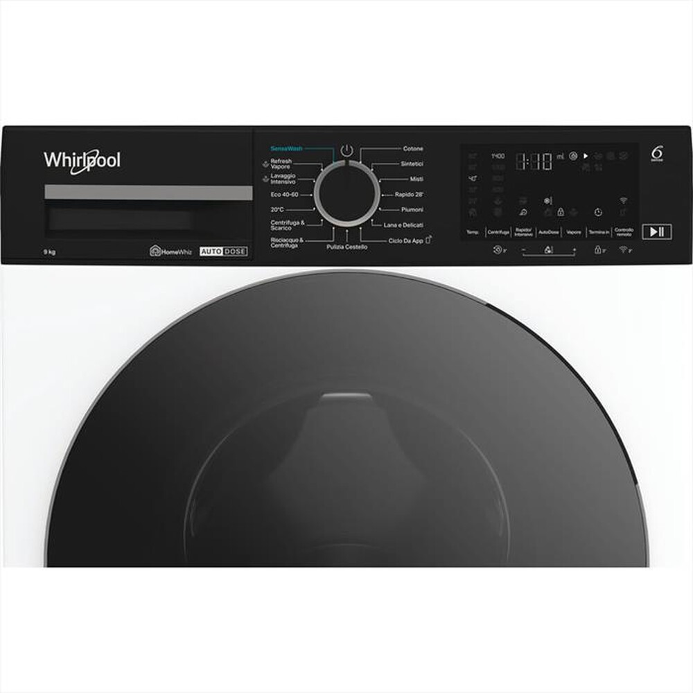"WHIRLPOOL - Lavatrice WPM 911W ADS IT 9 Kg Classe A"