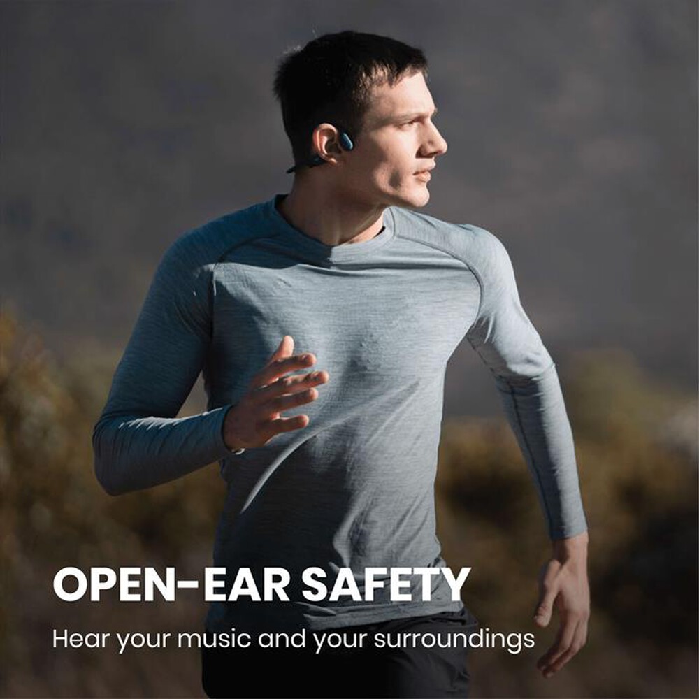 "SHOKZ - Auricolare Bluetooth OPENRUN-Blue"