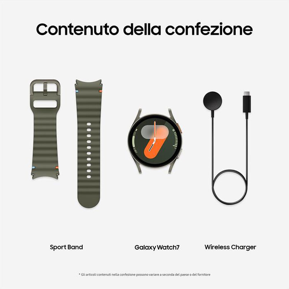 Immagine del prodotto SAMSUNG - Galaxy Watch7 40mm BT-GREEN