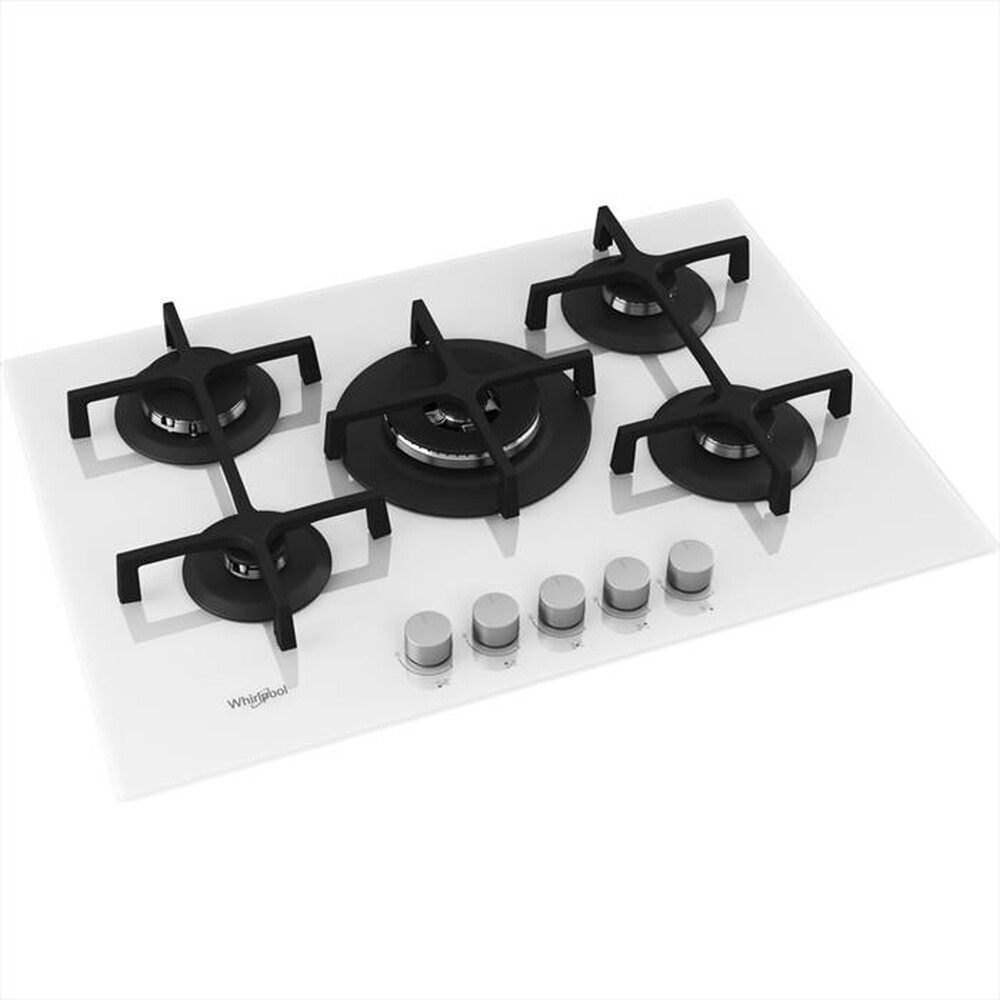 Immagine del prodotto WHIRLPOOL - Piano cottura a gas ELEMENTS GOA 7523/WH 73cm-Bianco