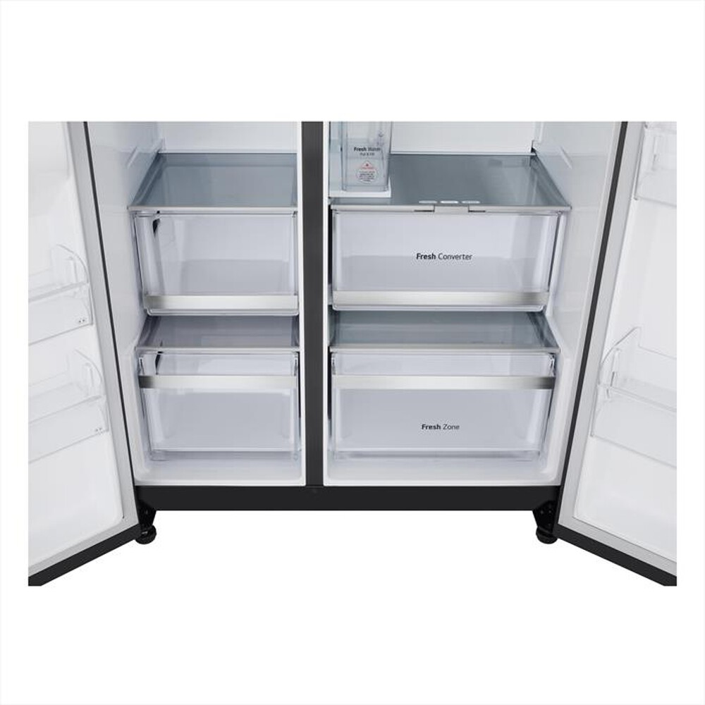 "LG - Frigorifero side by side GSLE91EVAC Classe C-Essence Black Steel"