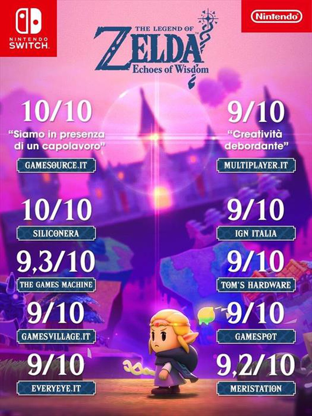 Immagine del prodotto NINTENDO - THE LEGEND OF ZELDA: ECHOES OF WISDOM-Multicolore