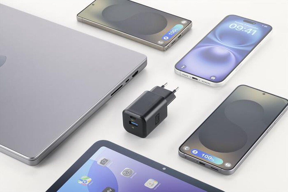 Immagine del prodotto CELLULARLINE - Caricabatterie da rete MULTIPOWER GAN 65W-Nero