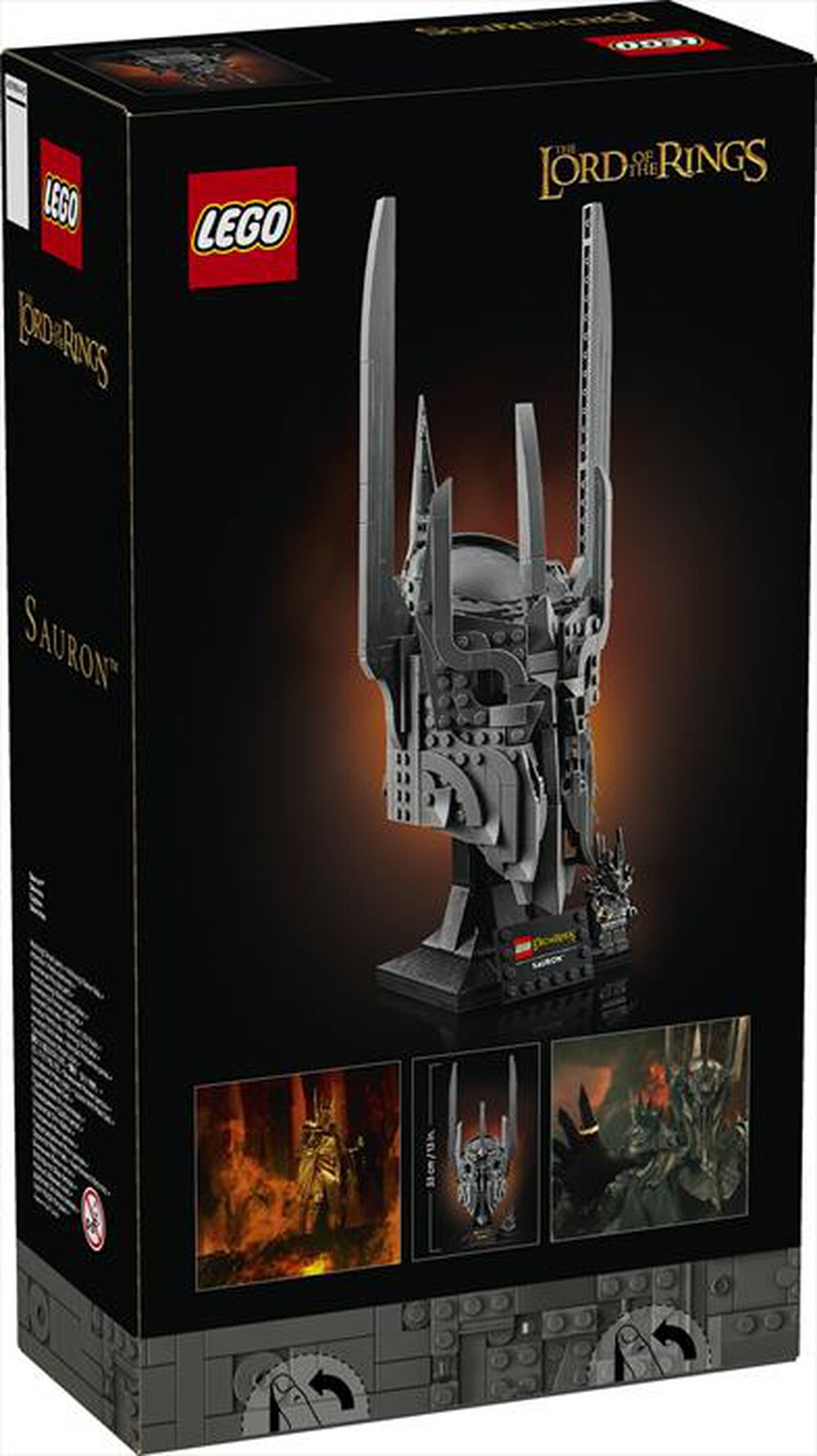 Immagine del prodotto LEGO - ICONS Signore degli Anelli: Elmo di Sauron - 11373-Multicolore