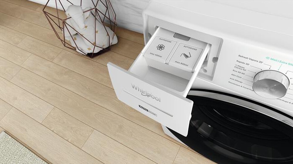 "WHIRLPOOL - Lavatrice SUPREME SILENCE W8 W846WR IT 8 Kg - A-Bianco"