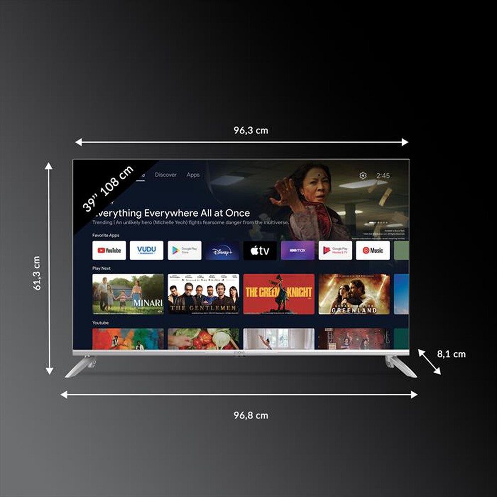 Immagine del prodotto STRONG - Smart TV LED UHD 43" SRT43UD6593-bordless