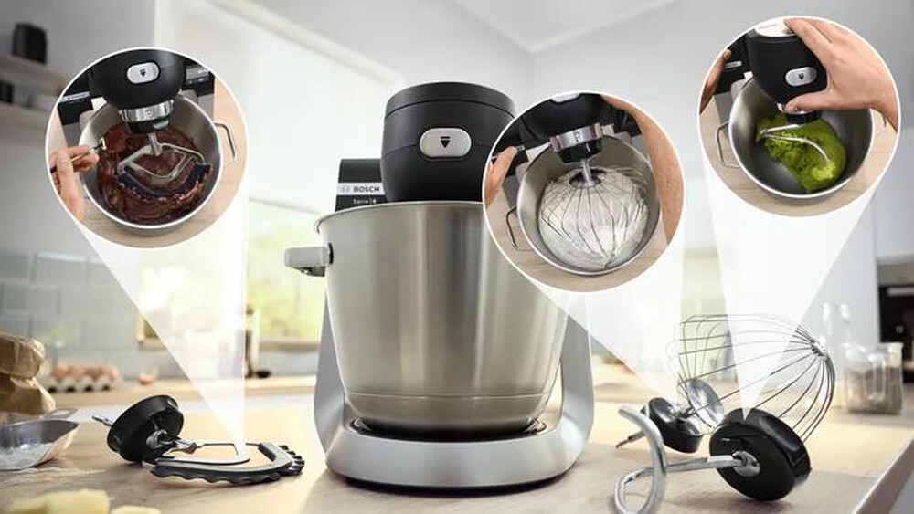"BOSCH - Kitchen machine MUMS6ZS34-Black,Stainless steel"