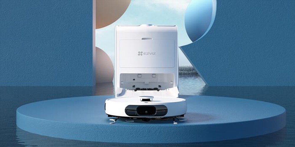 "EZVIZ - Aspirapolvere robot e lavapavimenti RS2-Bianco"