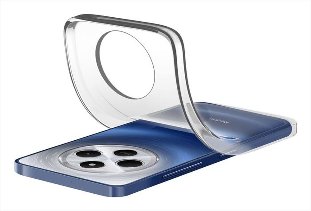 "CELLULARLINE - Cover SOFT per Redmi 14C-Transparent"