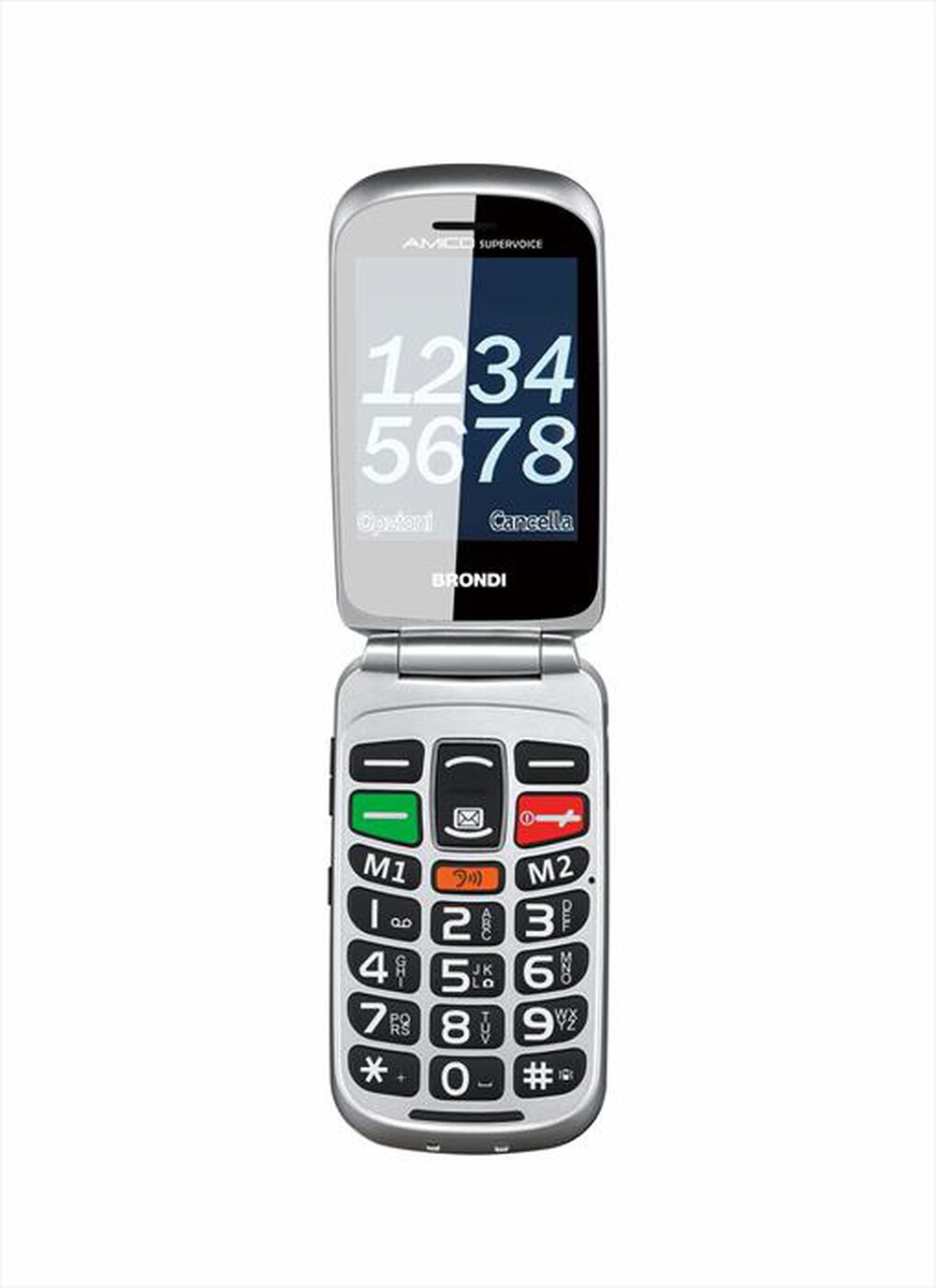 "BRONDI - AMICO SUPERVOICE-Nero/Silver"