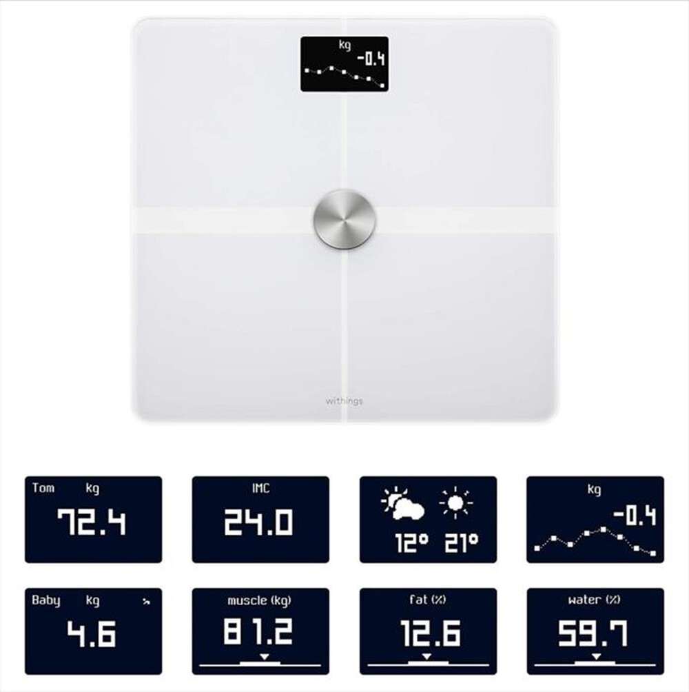 "WITHINGS - BILANCIA BODY+-White"