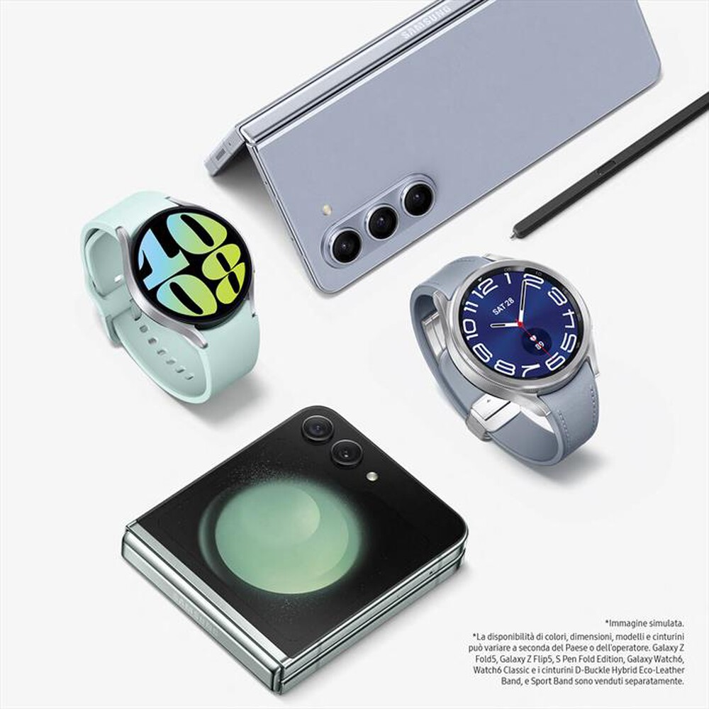 "SAMSUNG - Galaxy Watch6 44mm-Silver"